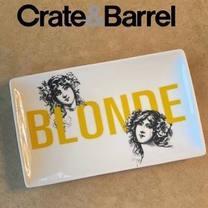Crate & Barrel Blonde Beer Mini Platter